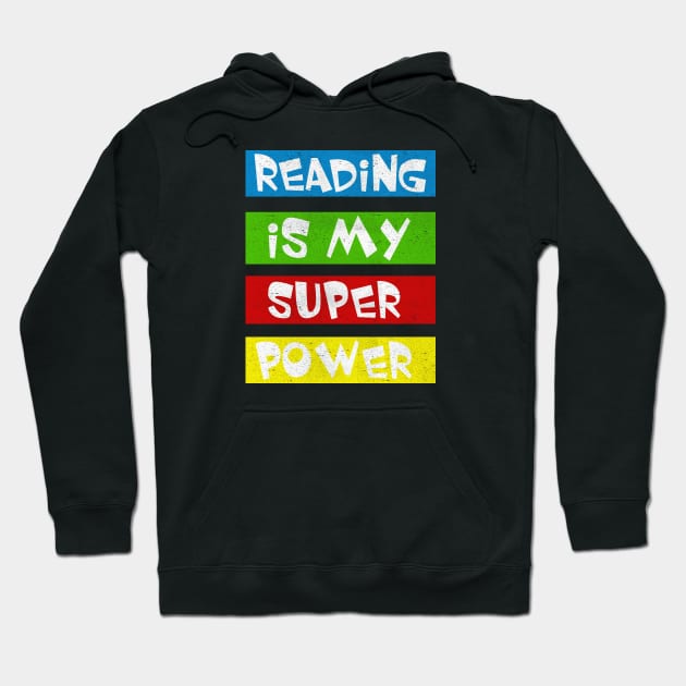 reading is my superpower Hoodie by lonway